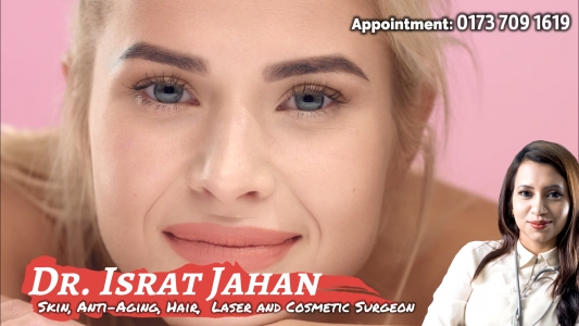 Time for you to treat yourself whether you want to refresh your look - Dr. Israt Jahan